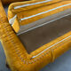 Nubuck leather amphibious sofa by Alessandro Becchi for Giovannetti,