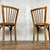 Pair of baumann bistro chairs