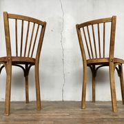 Pair of baumann bistro chairs