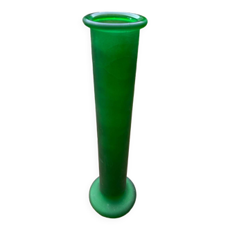Vase verre vert