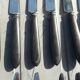 Set of 12 fruit knives with ebony handles coutellerie supérieure