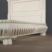Lit ancien de style néo-Renaissance en peuplier sculpté, XXe siècle