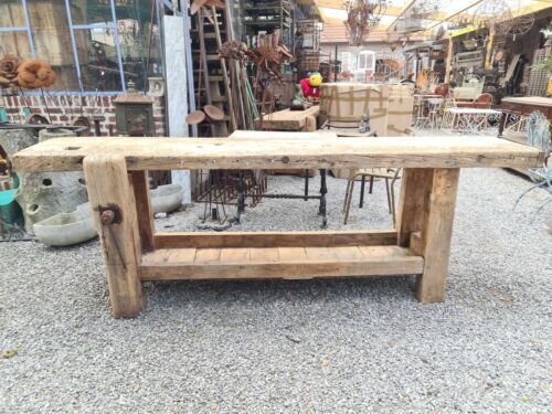 wooden cabinetmaker's workbench