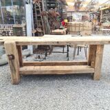 wooden cabinetmaker's workbench