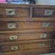 English marine chest of drawers