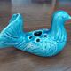 Dove bird vase flower holder in ceramic signed Saint Paul de Vence