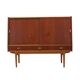 Teak highboard, Danish design, 1960s, production: Denmark