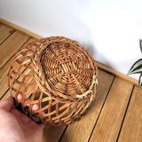 Small vintage wicker basket