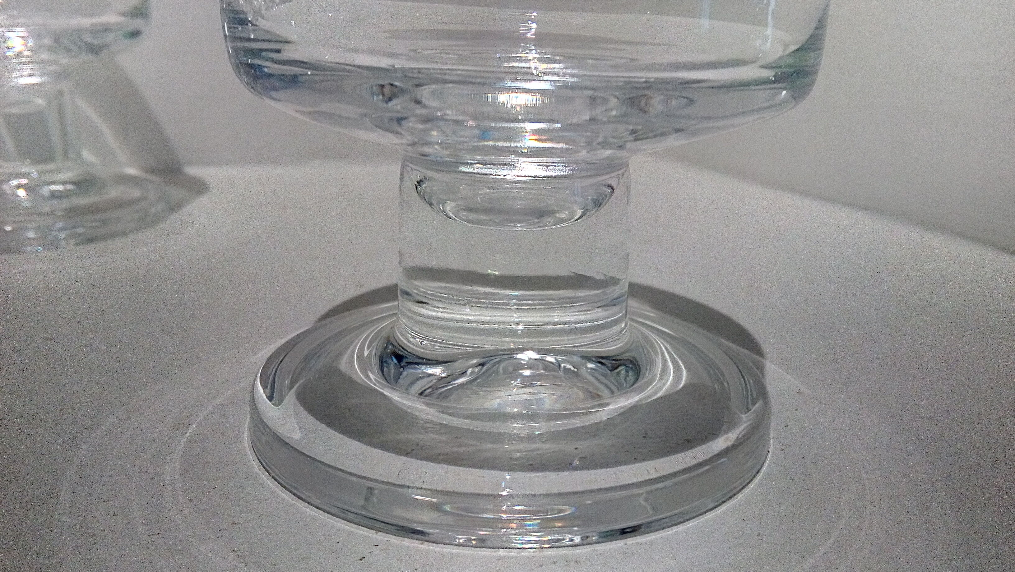 Set of 8 vintage crystal glasses