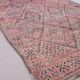 Pink Vintage Beni mguild Rug 185 x 348 cm - Berber Wool Rug - Moroccan Rug