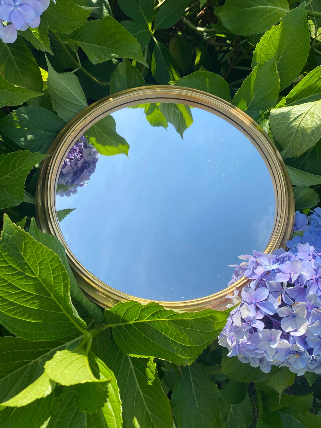 Plateau miroir art déco
