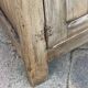 Antique patinated Parisian buffet with shell handles.