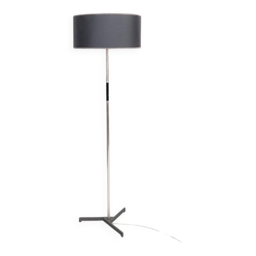 Vintage metal floor lamp with star base, 1960s