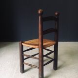 French Provincial Dining Chairs by Charles Dudouyt, France, 1940s, Set of 6