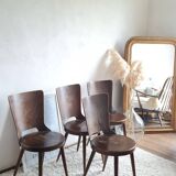 Set of 4 Scandinavian chairs from the 1960s.