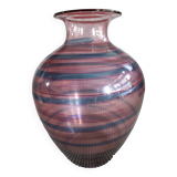 Large vintage blown glass vase