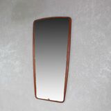 Danish mid century  teak mirror, 1960s