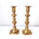 Pair of brass candlesticks