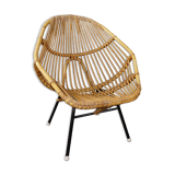 Rattan armchair by Rohé Noordwolde