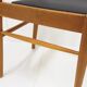 Suite de 4 chaises scandinaves 1960