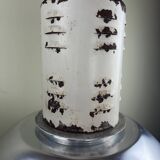 Rare industrial suspension Osram HQL – large aluminium reflector 53