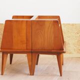 2 vintage bedside tables