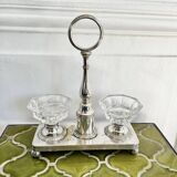 Double salt cellar signed Christofle