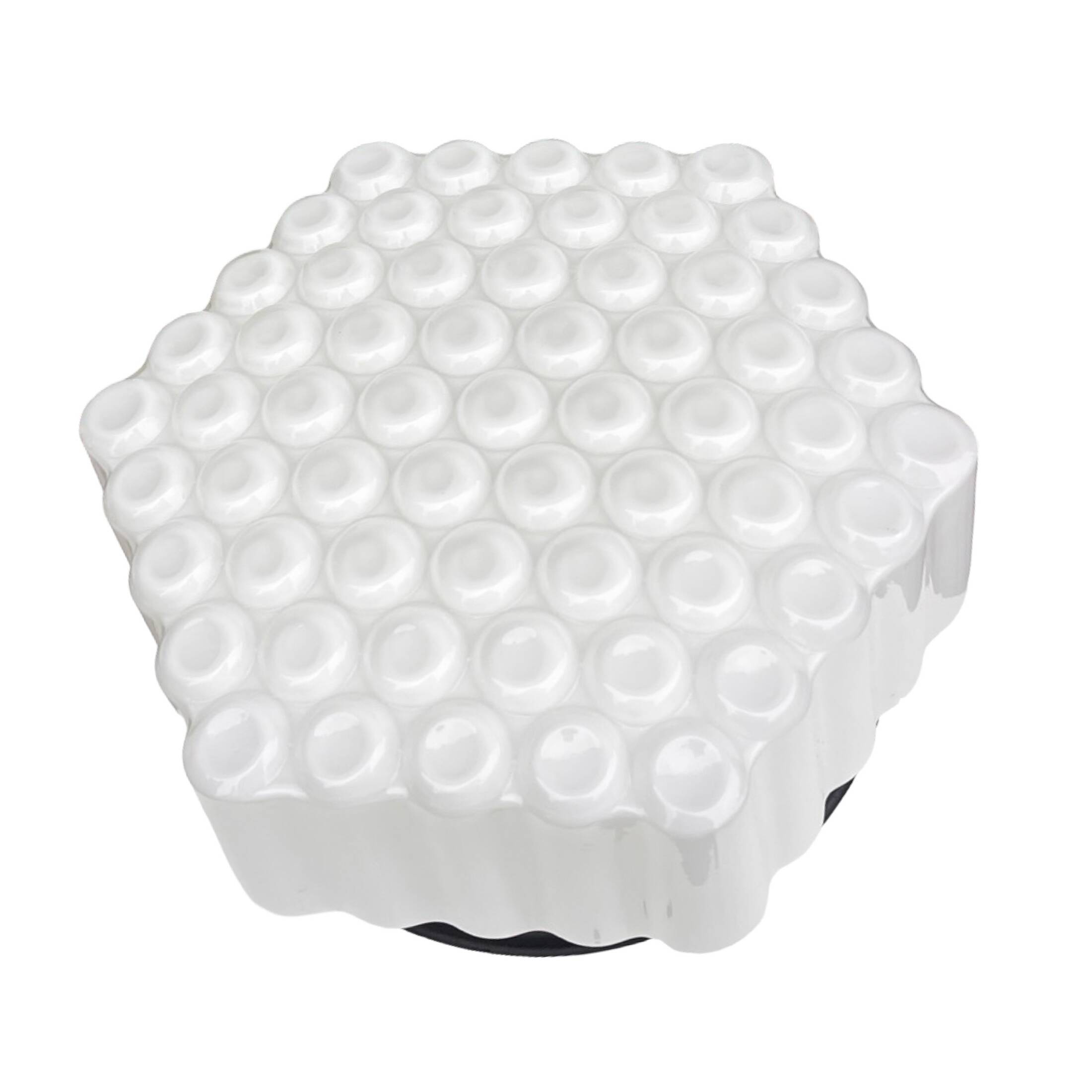 Large Honeycomb wall lamp ceiling lamp Czechoslovakia Kamenický Šenov 1960s