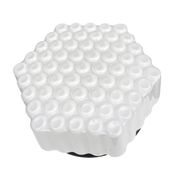 Large Honeycomb wall lamp ceiling lamp Czechoslovakia Kamenický Šenov 1960s