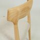 Pair of linen dining chairs