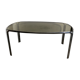 Table à manger verre et chromé 1970