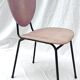 Chair 60s skaï old pink