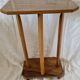 Vintage Art Deco wooden side table – 1930s/50s – unique piece