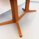 Vintage oval dining table Baumann from the 60s and 70s in teak with extension.
