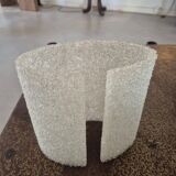 Suspension vintage 6 lumières, teck et perspex, 1960