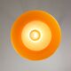 Mid-Century Italian Yellow Glass and Brass Pendant Lamp