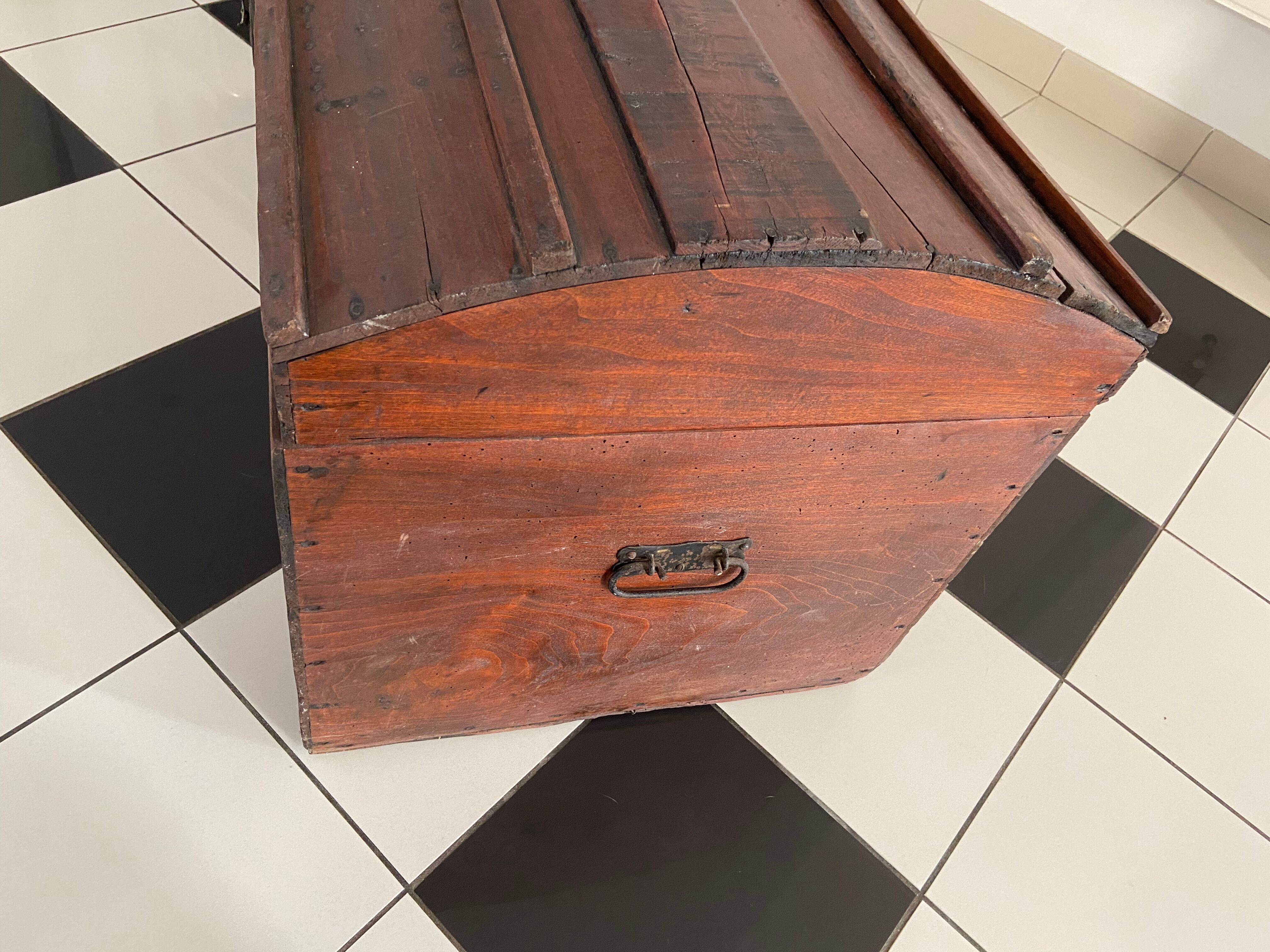 Wooden trunk chest