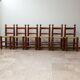 Ensemble de six chaises à manger d