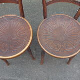 Duo of kohn bistro chairs
