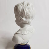 Porcelain biscuit busts, child, Alexandre Brongniart after Houdon