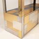 Paul Evans Cityscape Brass and Stainless Steel Bookcase, First Series, 1971