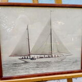 Former camera boat frame