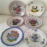 Rooster plates & baskets, earthenware in the spirit of a French bistro.