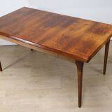 Scandinavian extendable rosewood dining table, 1960s