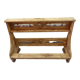 Old church pew