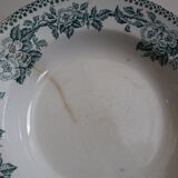 4 assiettes creuses Terre de Fer modèle Guadeloupe Saint Amand