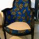 2 fully restored antique bergère armchairs