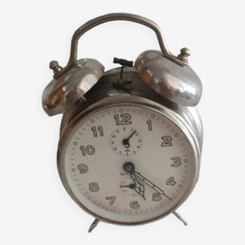 JAZ vintage chrome alarm clock