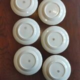 12 assiettes plates "Valence" Moulin des Loups Orchies