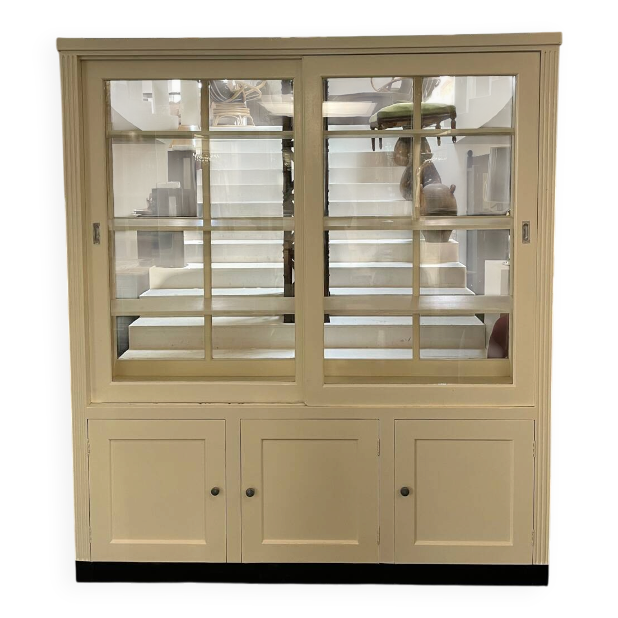 1950s Workshop Display Cabinet